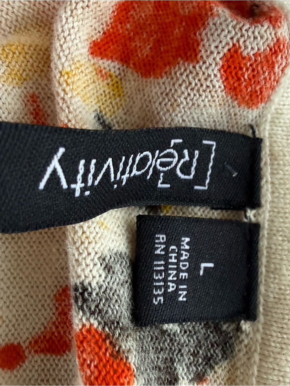 Relativity Multicolor Floral Button-Down Cardigan - Picture 6 of 6